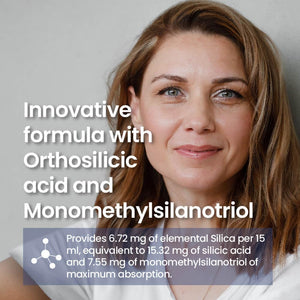 Orgono Living Silica Collagen Booster Liquid | Vegan Liquid Silica Supplement Collagen Booster | Collagen Supplement for Joints and Bones. | 67-Day Treatment. 1 Litre - 1000 Ml.