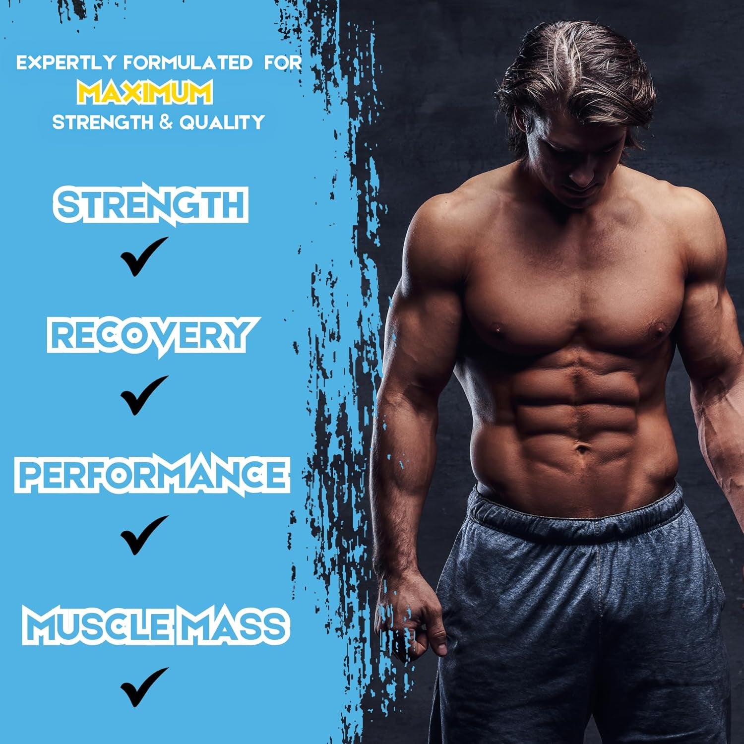 Creatine Gummies 5000Mg 120 Gummies Max Strength Muscle Growth/Recovery Supplements for Men & Women Creatine Monohydrate, Vegan Gym Pre Workout Chewable Gummies, 2 Month Supply (Mixed Berry)