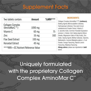 Viviscal Hair Supplement for Men, Natural Ingredients with Rich Marine Protein Complex Aminomar C, Zinc & Flax Seed, Contributes to Healthy Hair Growth, Pack of 60 Tablets, 1 Month Supply, 1 Pack