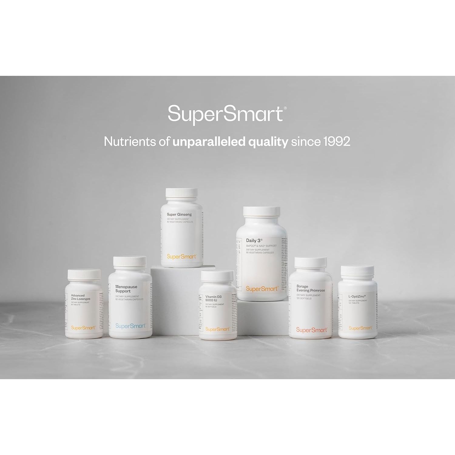 Lactobacillus Rhamnosus GG - Probiotic - Balances Microbiota and Gut Flora - Boosts the Immune System - Stimulates Lactobacillus Production - 60 Capsules - Vegan - Gluten-Free - Non-Gmo - Supersmart