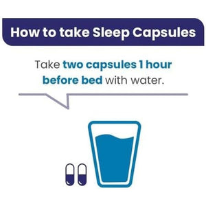 Revive Active Sleep Capsules - Daily Supplement with Magnesium, Montmorency Cherry, Chamomile & Lavender for Relaxation, Nervous System Support & Rest - 7 Active Ingredients - 30 Days Supply