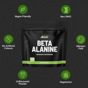 Beta Alanine 1500Mg per Serving - 120 Capsules Beta Alanine Supplement Amino Acid Supplement - 750Mg per Capsule - Suitable for Men & Women