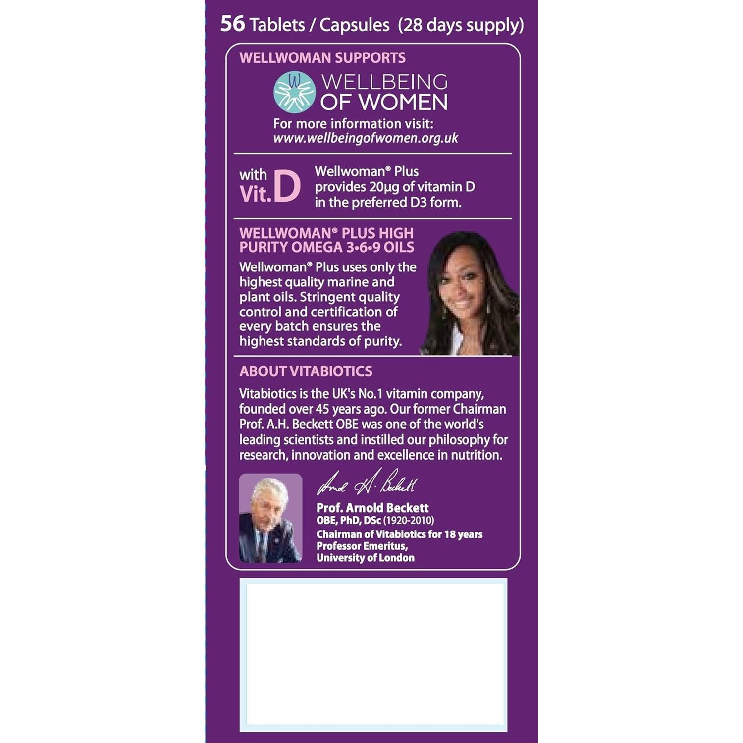 Multivitamins for Women, Wellwoman Tablets plus Omega 3-6-9