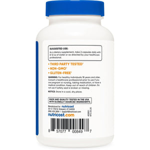 Nutricost L-Citrulline 500Mg, 120 Capsules - Gluten Free, Non-Gmo