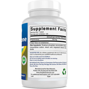 Best Naturals Pregnenolone 100 Mg 120 Tablets (120 Count (Pack of 1))
