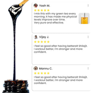 Better Alt Pure Himalayan Shilajit Resin High Potency Gold Grade for Men & Women| 75 Servings for Energy Boost & Immune Support, 75%+ Fulvic Acid, with Lab Test Report,400Mg