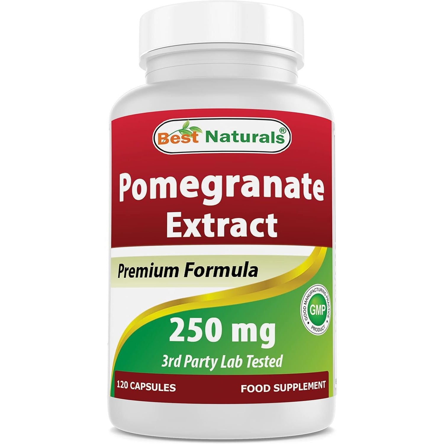 Best Naturals Pomegranate Extract 250 Mg 120 Capsules (120 Count (Pack of 1))