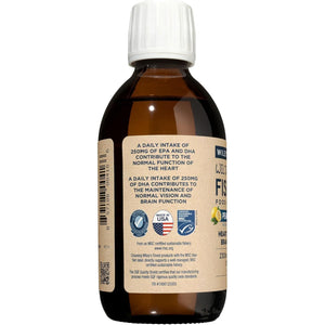 Wiley'S Finest Wild Alaskan Fish Oil Peak Omega-3 Liquid Supplement - 2300Mg EPA and DHA Omega-3S - Lemon Flavor - 8.45 Oz (50 Servings)