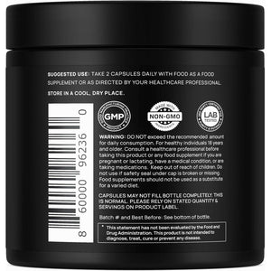 Organic Black Maca Root 40,000Mg  40X Strength Supplement for Men