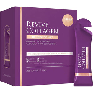 Revive Collagen Premium Menopause Range - Hydrolysed Liquid Marine Collagen Drink (28, Menopause Max)