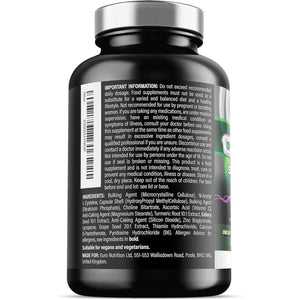 Cycle Support Supplement - NAC, Hawthorn Berry and with Choline for Normal Liver Function 120 Capsules