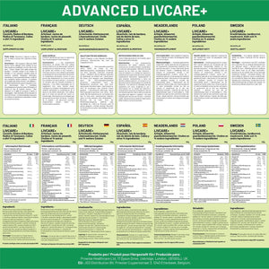 Advanced Livcare+ with Choline, Artichoke, Burdock Root, Dandelion Root 60 Capsules.