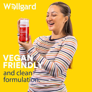Wellgard Vegan Apple Cider Vinegar Gummies Gold Standard 1000Mg  with Vitamin C, Chromium and Pomegranate