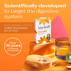 Bio-Kult Everyday Multi-Strain Formulation Probiotics for Digestive System, 60 Capsules (Pack of 1)