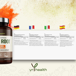 Maca Root Capsules 4000Mg, 180 Vegan Capsules