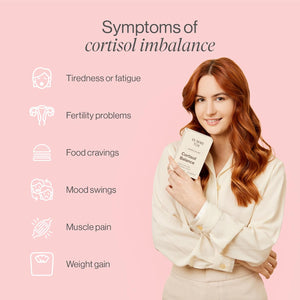 Cortisol Reducing Supplement with Ashwagandha KSM 66, Rhodiola Rosea with Magnesium, Vitamin B6, and Vitamin B5-120 Capsules by Tummy Tox Cortisol Balance