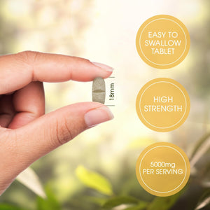 Ashwagandha 5000Mg 90 Tablets, Super High Strength Ashwagandha- 3 Months Supply from Beauty & Co, Pure Ashwagandha, Vegan, Made in the UK.