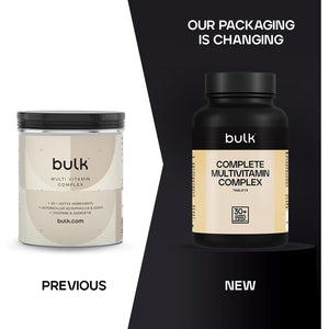 Bulk Complete Multivitamin Complex Tablets, 30 Vitamins, Minerals & Other Active Ingredients, Pack of 270, 270 Servings, Packaging May Vary