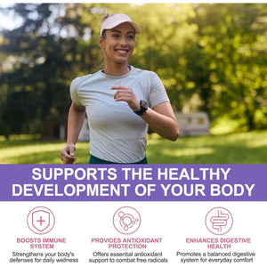 Feminine Balance Gummies 60 Pcs – Hawaiian Pineapple Flavour PH Balance & Immune Support for Women of All Ages, Gluten-Free & Vegan