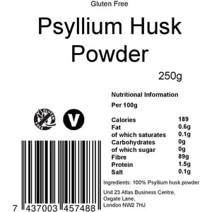 Yourhealthstore Psyllium Husk Powder 250G, Extra High Purity, Non Contaminated, No Pesticides, Fine Powder, Gluten Free, Vegan, (Recyclable Pouch)
