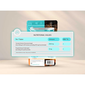 VYTALIVING Biovit Turmeric & Honey - Joint Care Supplements - Turmeric Supplements - Immunity Booster - Joint Relief | 60 Tablets