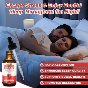 Magnesium Glycinate Liquid Drops-1000Mg Magnesium Liquid Supplement with Cellulose Fiber, Bromelain, Vitamin B6, C, D, Zinc, Magnesium Liquid Drops, Strawberry Flavor