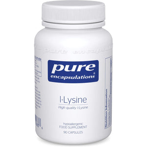 Pure Encapsulations L-Lysine 500Mg - Hypoallergenic Essential Amino Acid Supplement - 90 Vegetarian Capsules