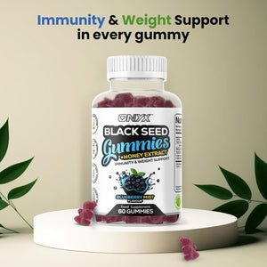 Black Seed Oil 2000Mg Gummies - Natural Immune Support & Antioxidant Boost - 60 Vegan Gummys
