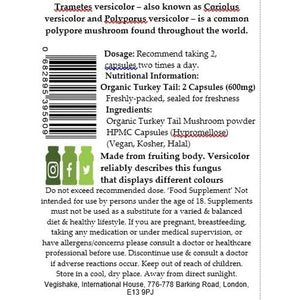 Organic Mushroom Polysaccharides Immune Vegan (150G)