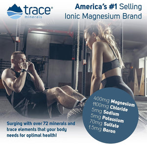 Trace Minerals Mega-Mag Magnesium Supplement - 4Fl Oz Low Sodium Dietary Supplement - Ultra-Concentrated 400Mg