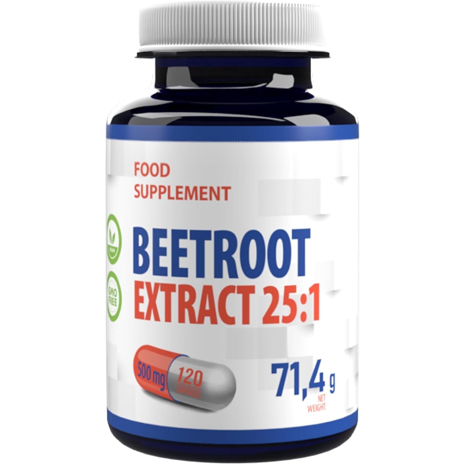 Hepatica Beetroot 12,500Mg | 25:1 Extract (500Mg) | 120 Vegan Capsules | High Strength Nitric Oxide Booster for Energy & Stamina Health | 3Rd Party Lab Tested