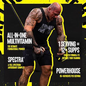 ANIMAL Pak Ultimate Foundation - 12-In-1 Multivitamin Complex with Vitamins, Minerals & Amino Acids - with Vitamin D3 K2 & Magnesium - 44 Packs of 8 Tablets Each