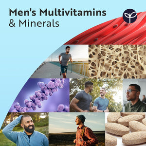 Men'S Multivitamins and Minerals - 25 Essential Active Vitamins and Minerals with Added Maca Root and Panax Ginseng - Multivitamin Tablets for Men - 180 Vegan Tablets - Made in the UK by Nutravita