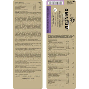 Solgar Omnium Tablets - Food Supplement, Pack of 90 Tablets - 47 Active Ingredients - with N-Acetyl-L-Cysteine, Vitamin a and Flavonoids - Vegan
