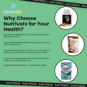 Plant Sterols 800Mg Vegan Healthcare Supplements for Heart, Maintains Cholesterol Level and Effectively Boosts Immunity - 90 Capsules