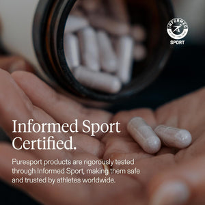 Puresport Ultra Magnesium (90 Capsules) | Supports Recovery & Sleep | Boosts Cardiovascular Health | Maintains Electrolyte & Endurance | Reduces Fatigue | Informed Sport Certified