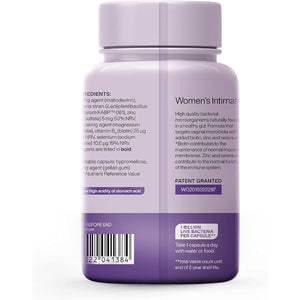 Floradapt Women'S Intimate Probiotics for Yeast Infection | Vegan & Certified Organic Candida Support Women Capsules | Thrush Treatment & Vaginal Health for Ladies | (30 Days Serving)