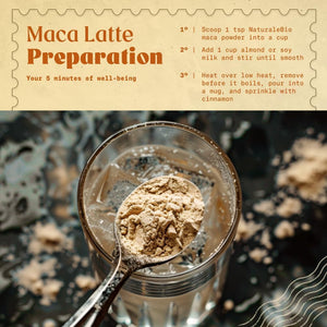 Naturalebio Organic Maca Powder 400G. Peruvian, Natural and Pure, from Organic Maca Root. Vegetarian and Vegan Friendly - Gelatinised