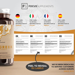 FS Fenugreek | 120 High Strength Fenugreek Capsules - 2500Mg (From 33:1 Extract) per Serving | Fenagreek Supplement | Non-Gmo, Gluten & Allergen Free | Made in the UK