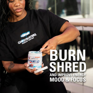 Ehplabs X Ghostbusters Frozen Empire: Oxyshred Thermogenic Pre Workout Powder & Shredding Supplement. Clinically Proven with Acetyl L Carnitine, Energy Boost Drink - Frosty Big Apple, 60 Serve