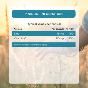 Healthspan Zinc with Vitamin C (360 Tablets) | Immune Health | Bones, Eyes, Skin, Hair & Nails | 15Mg Zinc & 80Mg Vitamin C per Tablet | Easily Absorbable | One-A-Day | Easy to Swallow | Vegan