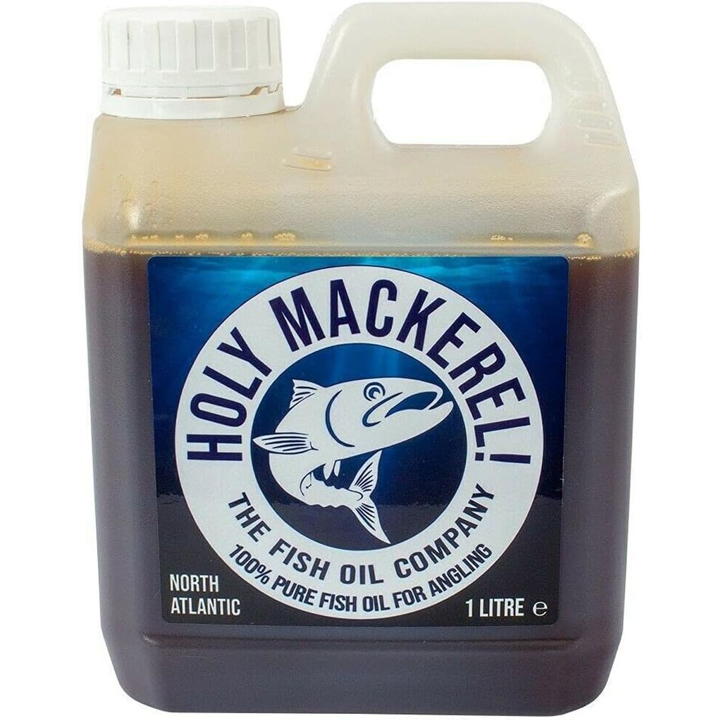 Holy Mackerel! 100% Pure Fish Oil Carp Catfish Pike Fishing Pellets