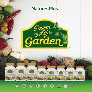 Naturesplus Source of Life Garden Organic Women’S Multi - Vegan Multivitamin for Women - Energy, Immune Support - Iron, Methyl B12, Biotin, Maca, Cranberry - Vegan, Gluten Free - 90 Tablets