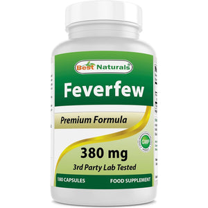 Best Naturals Feverfew 380 Mg 180 Capsules