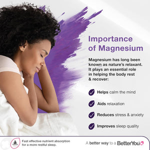 Betteryou Magnesium Glycinate, Citrate and Malate Sleep Powder Supplement, 1941Mg 3-In-1 Complex Magnesium Delivering Optimally Bioavailable 375Mg Elemental 200Mg Passionflower, Hot Chocolate Powder