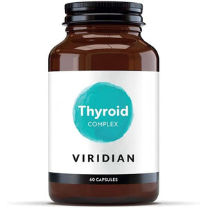 Viridian - Thyroid Complex - 60 Caps | Iodine & Selenium with Zinc, Vitamin A, Iron & B Vitamins | Normal Thyroid Function, Reduction of Tiredness & Fatigue | Nutritionist Formulated