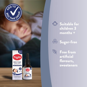 Tixylix 50Ml Bed Time Drops for Children, Chamomile and Lemon Balm, Supports Sleep Routine - Natural Supplement for Children 3M to 5 Years - Vegan, Gluten Free, Non-Gmo, Sugar Free