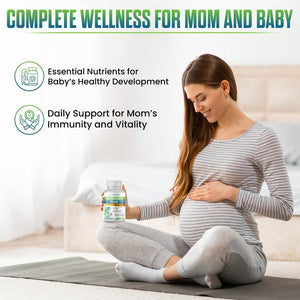 Sigmabiotics Pregnancy Multivitamin | 800 Μg Folic Acid, Iron, Vitamins D3 and C, Omega-3, B Complex, Zinc and Probiotics, Prenatal Support for Mom’S Energy, Immunity, and Baby'S Growth | 90 Tablets