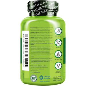 NATURELO Prenatal Multivitamin - Natural Vitamins & Minerals - Active Folate, Iron & Calcium - Essential Nutrients during Pregnancy & Conception - No Gmos - 180 Vegan Capsules | 2 Month Supply