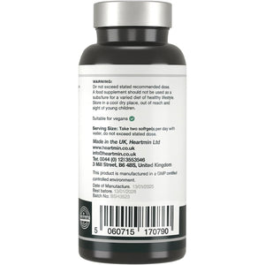 Black Seed Oil Tablets – Cold-Pressed Black Cumin Seed Supplement – Supports Heart Health, Joint Comfort, Skin & Vision – Natural Pain Relief – Halal & GMP Certified – 30 or 60 Vegan Tablets (60)